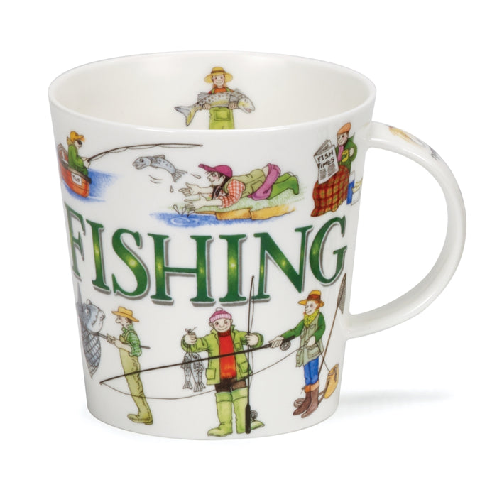 Dunoon Cairngorm Sporting Antics Fishing Mug