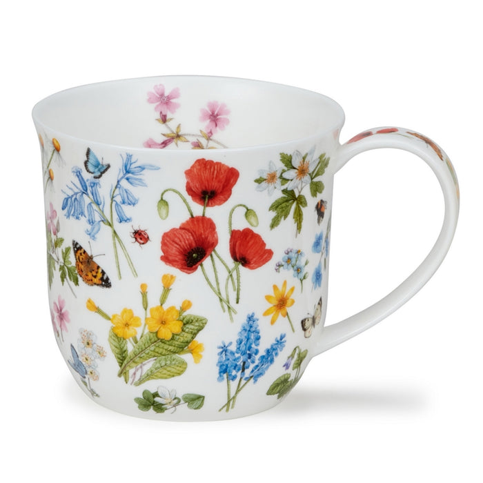 Dunoon Cumbrae Wild Flowers Poppy Mug
