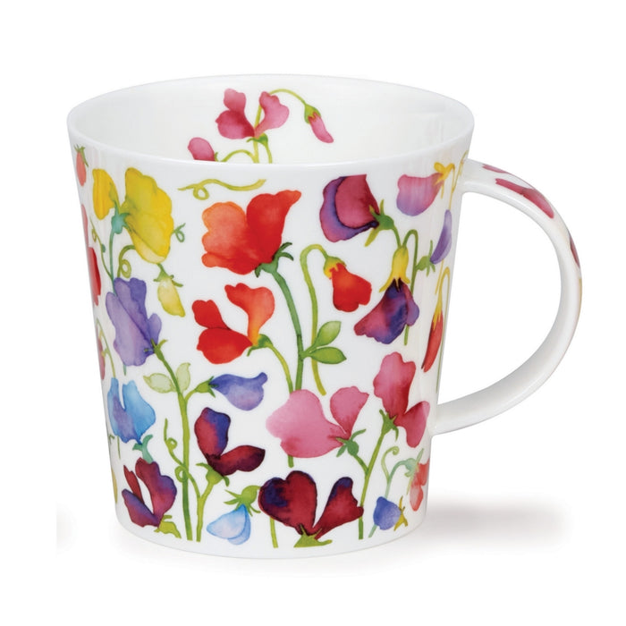 Dunoon Lomond Floral Fiesta Sweet Pea Mug