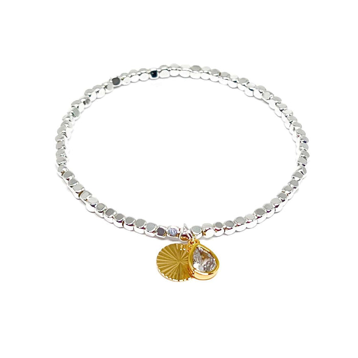 Clementine Dylan Disc Bracelet - Gold