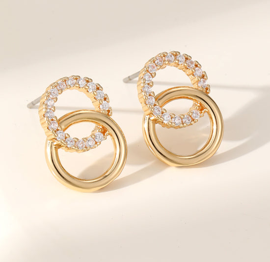 Gracee Jewellery Gold Stud Earrings