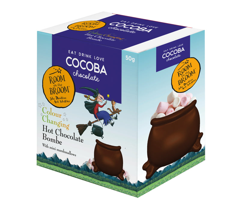 The Cocoabean Company Room ON The Broom Chocolate Bomb