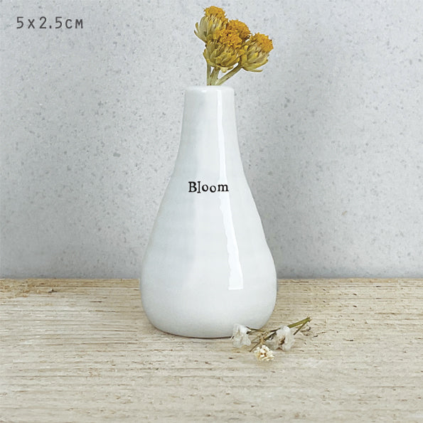 East of India Small Porcelain Vase - Bloom