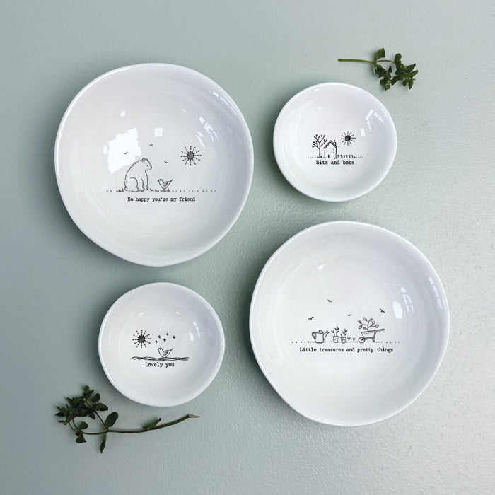 East of India Small Wobbly Bowl - Lovely You