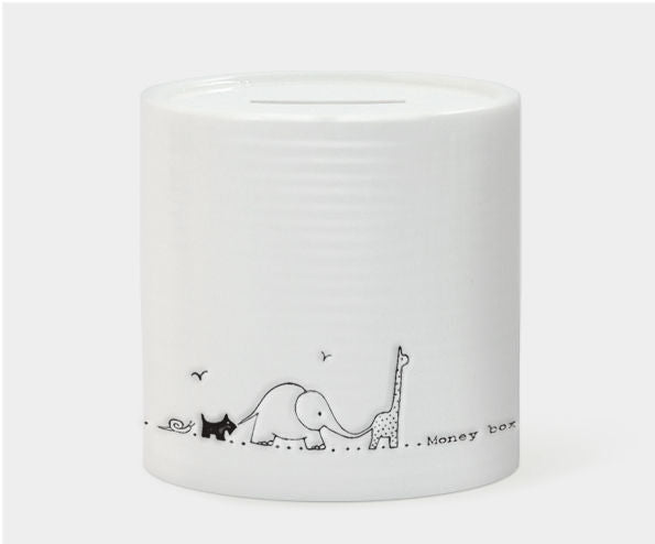 East of India Porcelain money box-Nursery animals