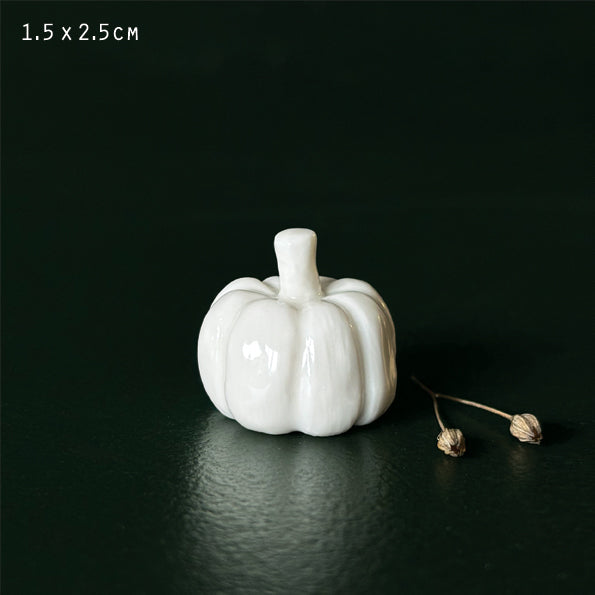 East of India Porcelain Pumpkin Ornament