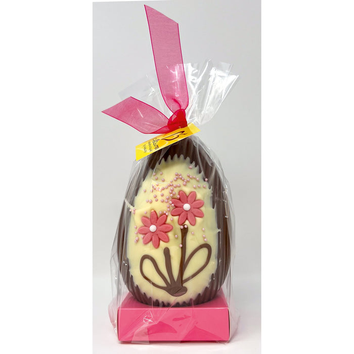 Milk Chocolate Easter Egg With Daisy Flower Design