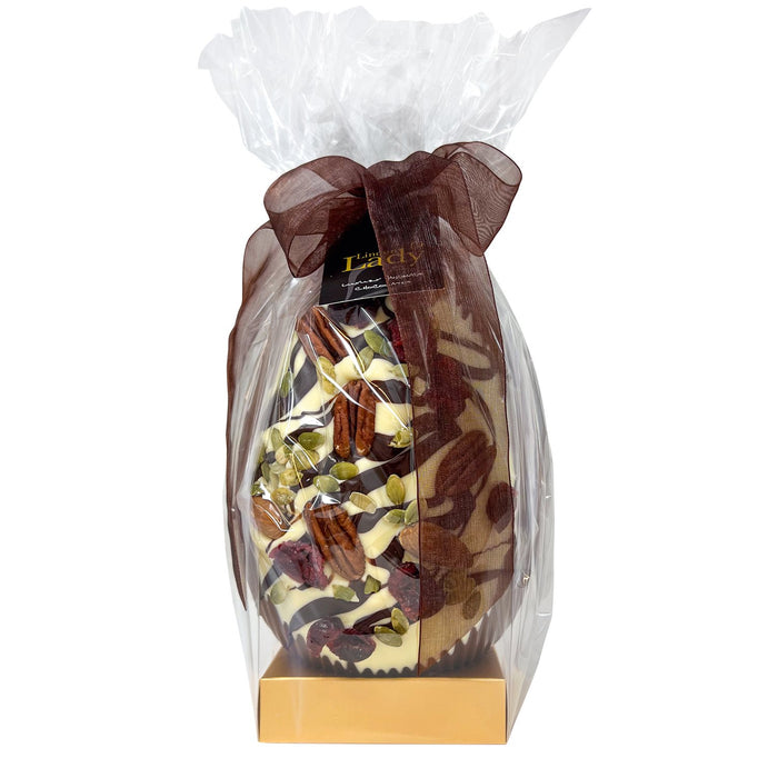 Milk Chocolate Easter Egg With Seed & Chocolate Design