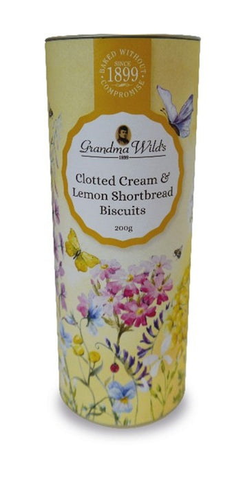 Grandma Wilds Wildflower Clotted Cream & Lemon Biscuit Tin