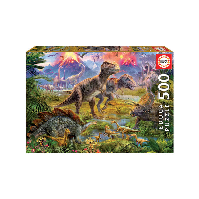 Educa Dinosaur Gathering 500 Piece Puzzle