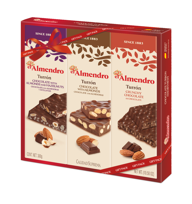 El Almendro Chocolate Gift Pack With 3 Bars