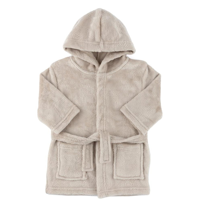 Elizabeth Anne Biscuit Embossed Fleece Robe