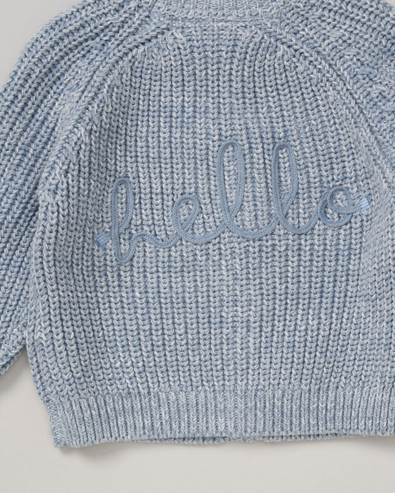 Elizabeth Anne Blue Hello Cardigan