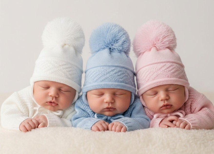 Elizabeth Anne Large Pom Pom Knit Hats