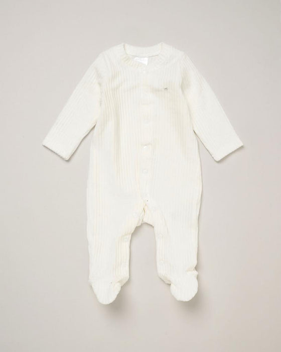 Elizabeth Anne Ribbed Velour Nursery Layette Set