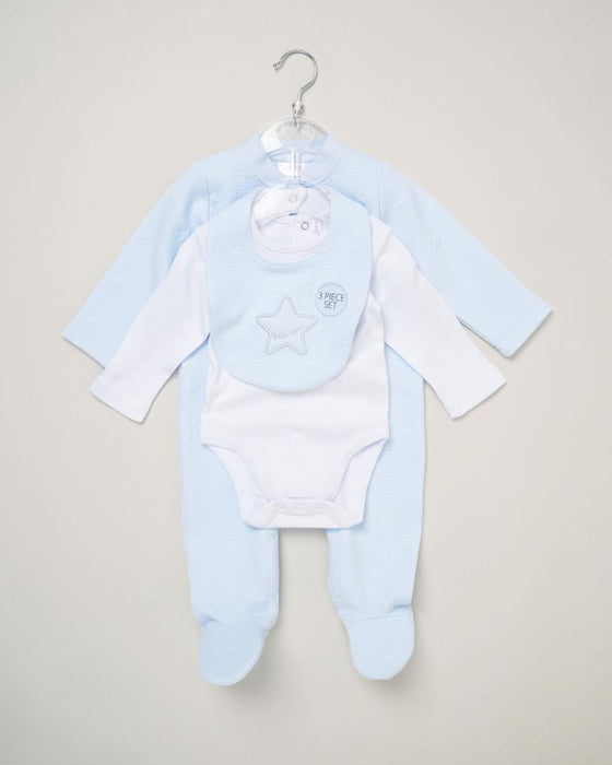 Elizabeth Anne Star Textured Layette Set