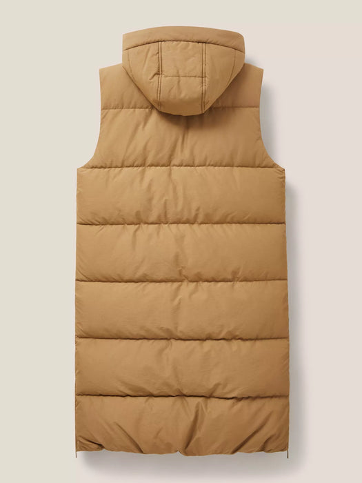 White Stuff Women's Mid Tan Ember Quilted Gilet