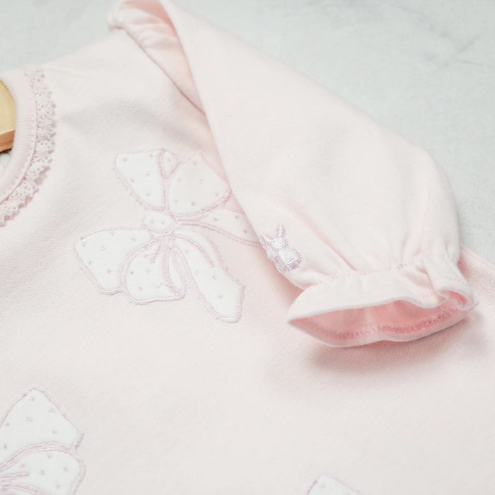 Emile et Rose Hope Girls Babygrow With Bow Design