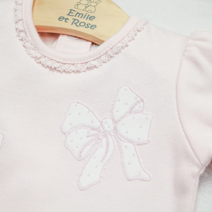 Emile et Rose Hope Girls Babygrow With Bow Design