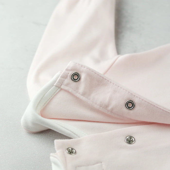 Emile et Rose Karen Baby Girls Pink Floral Embroidery Babygrow