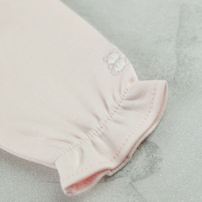 Emile et Rose Karen Baby Girls Pink Floral Embroidery Babygrow