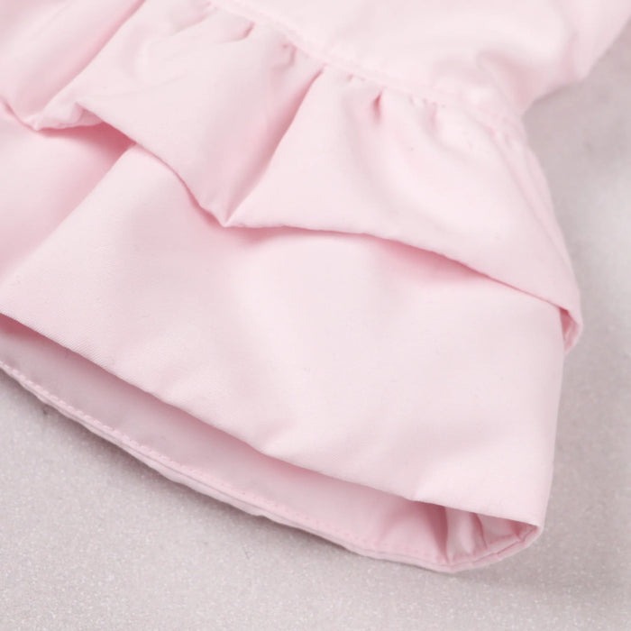 Emile et Rose Lena Girls Pink Showerproof Bunny Hood Jacket