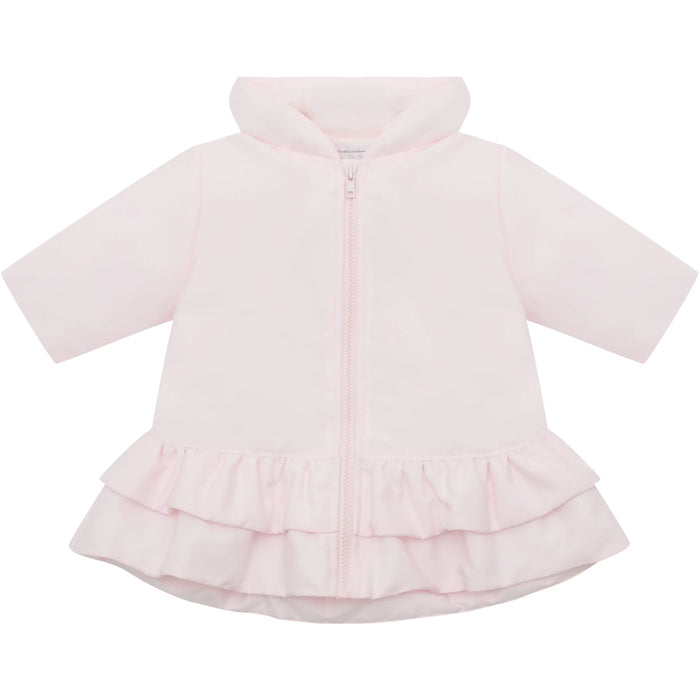 Emile et Rose Lena Girls Pink Showerproof Bunny Hood Jacket