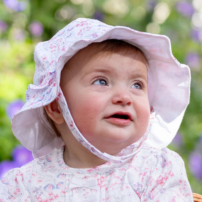 Emile et Rose Leona Baby Girls Floral Print Sun Hat