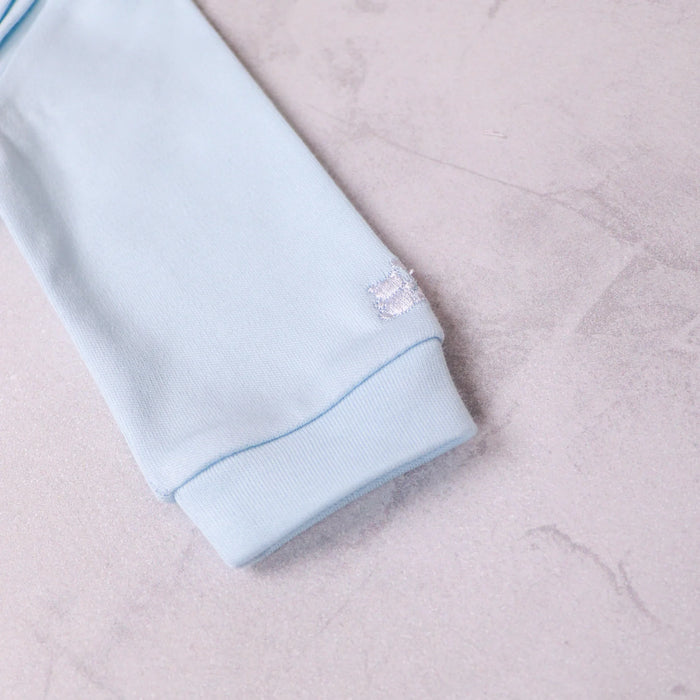 Emile et Rose Lewis Boys Blue Toy Embroidery Babygrow