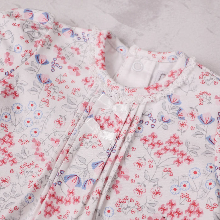 Emile et Rose Lori Girls Floral Print Cotton Romper