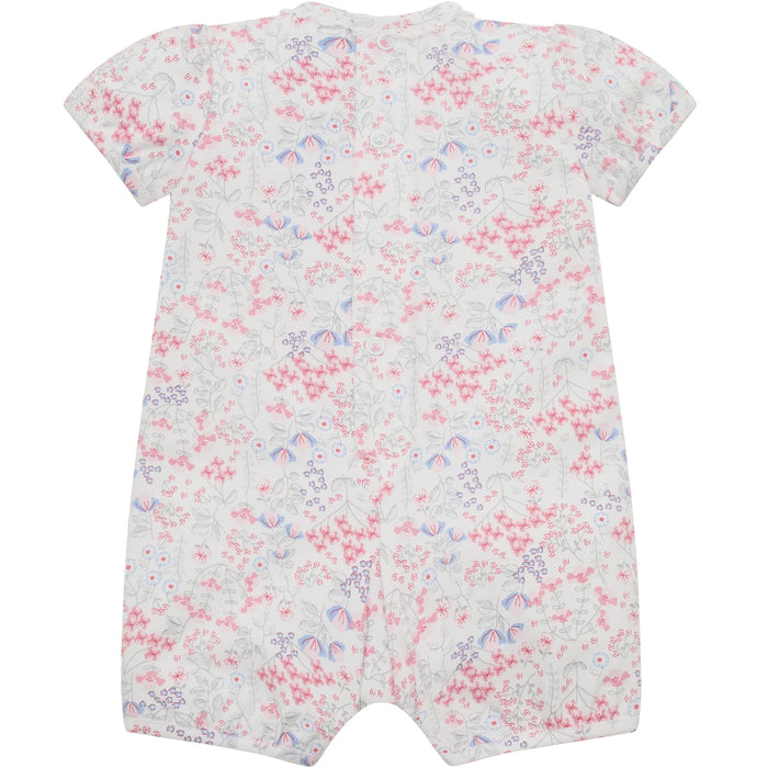 Emile et Rose Lori Girls Floral Print Cotton Romper