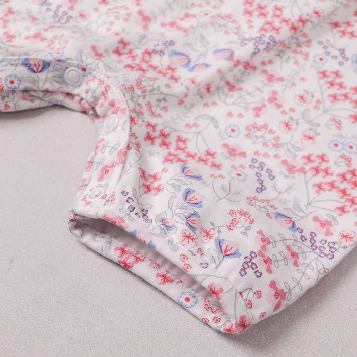 Emile et Rose Lori Girls Floral Print Cotton Romper