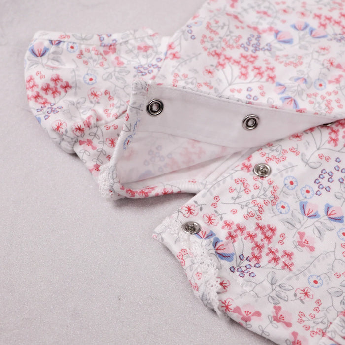 Emile et Rose Lori Girls Floral Print Cotton Romper