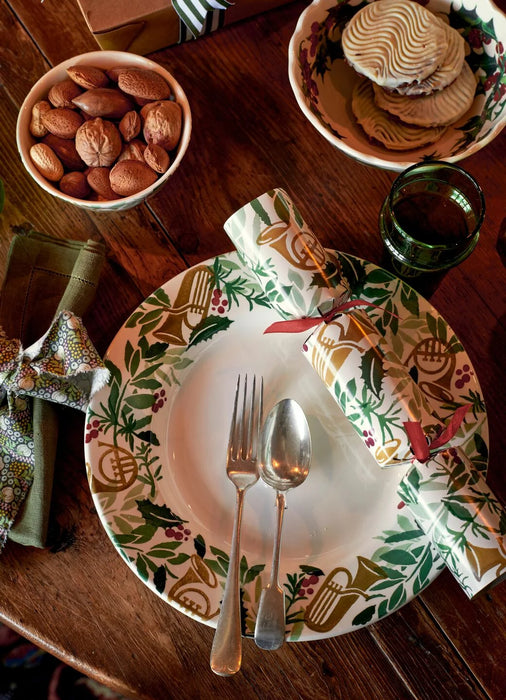 Emma Bridgewater Bring In The Green Large Dinner Plate, 10.5 Inch