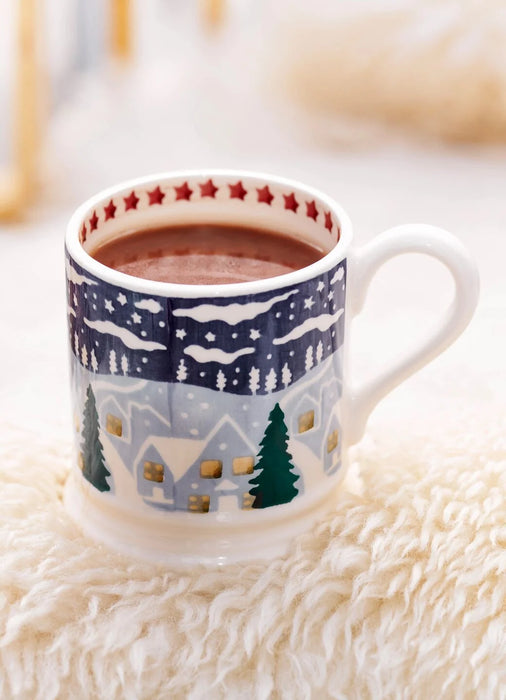Emma Bridgewater Christmas Icons Winter Village 1/2 Pint Mug