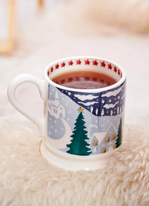 Emma Bridgewater Christmas Icons Winter Village 1/2 Pint Mug