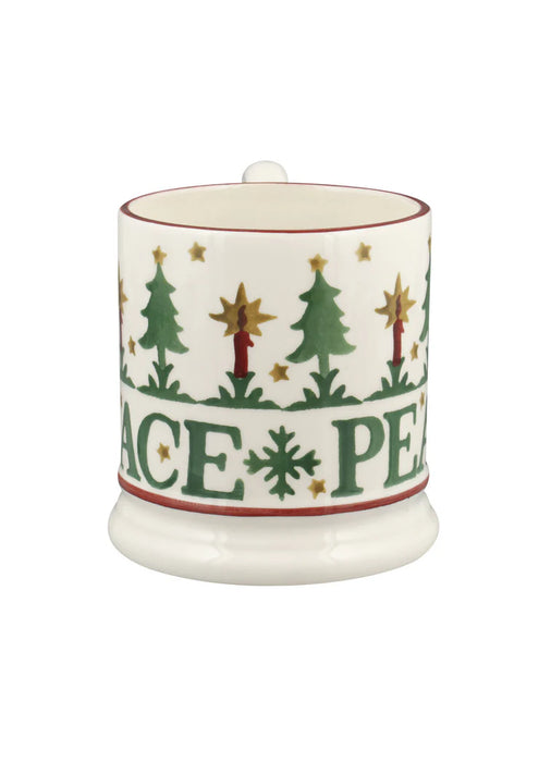 Emma Bridgewater Christmas Joy Set Of 2 1/2 Pint Mugs Boxed