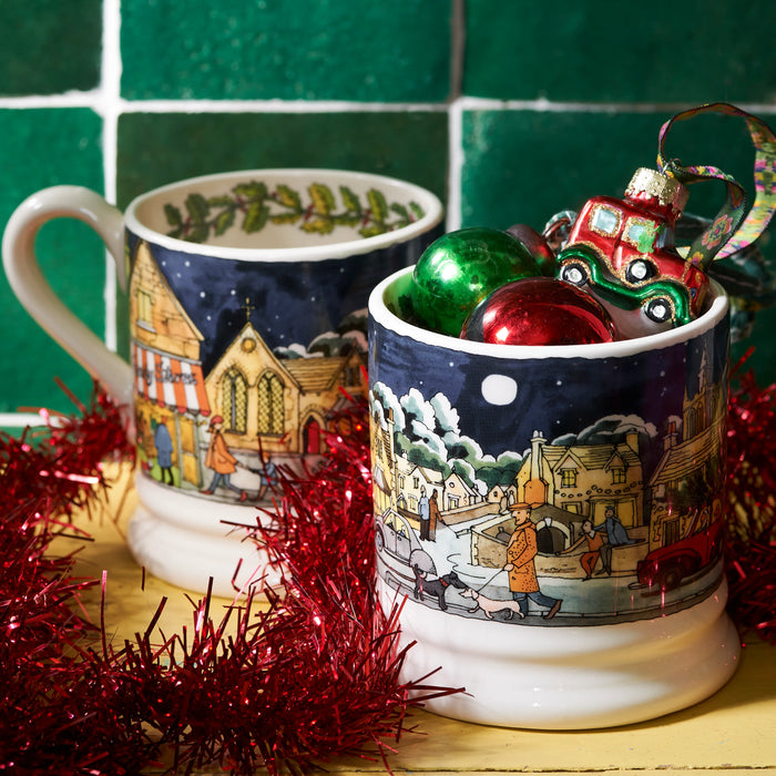 Emma Bridgewater Christmas Town & Country 1/2 Pint Mug