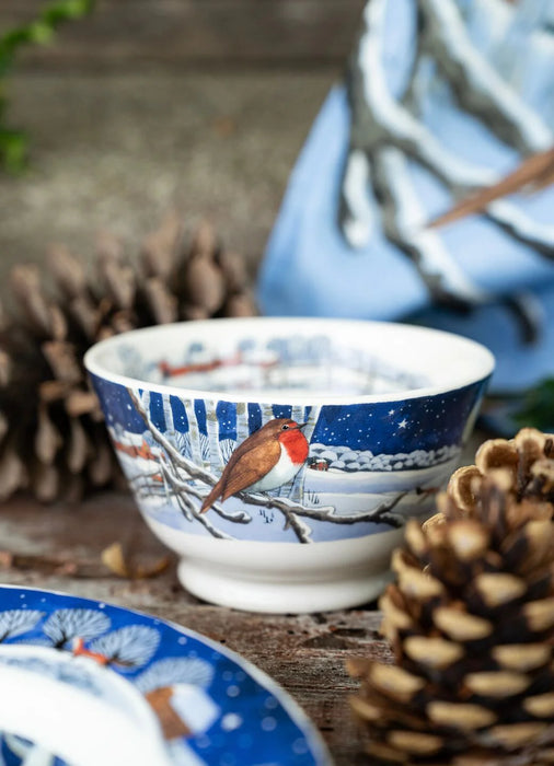 Emma Bridgewater Midnight Robin Small Old Bowl