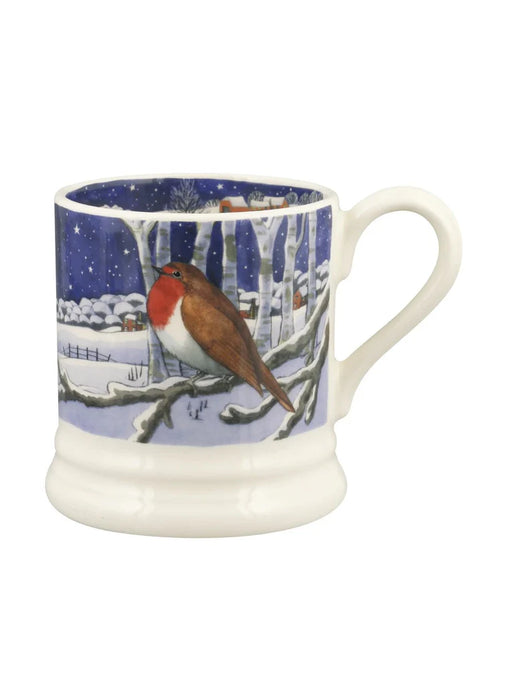 Emma Bridgewater Midnight Robin 1/2 Pint Mug
