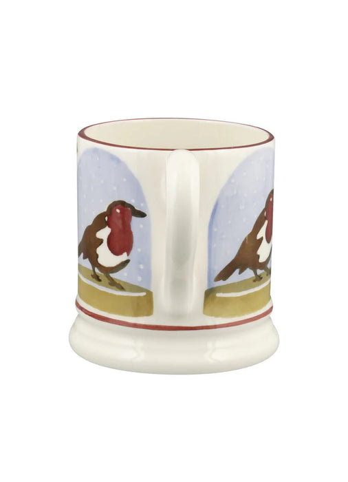 Emma Bridgewater Robin Snow Globe 1/2 Pint Mug