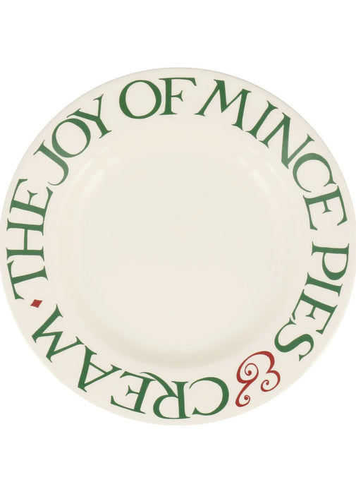 Emma Bridgewater Christmas Toast & Marmalade Joy Of Mince Pies 8 1/2 Inch Plate