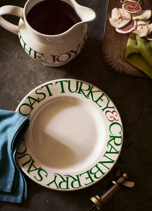 Emma Bridgewater Christmas Toast & Marmalade Roast Turkey 10 1/2 Inch Plate