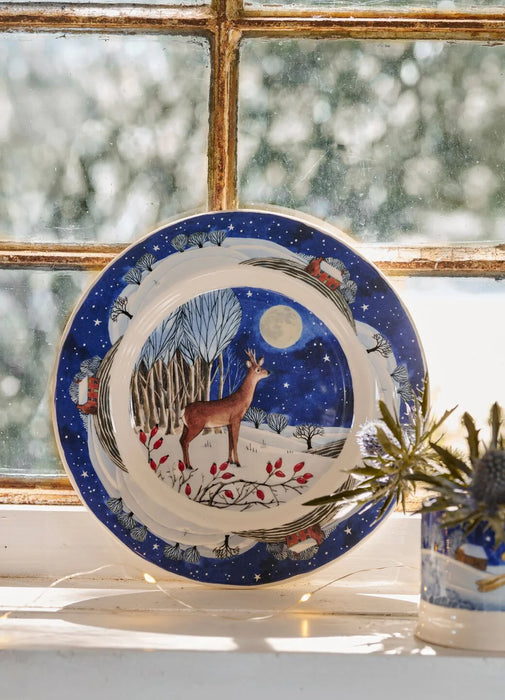 Emma Bridgewater Midnight Deer 8 1/2 Inch Plate