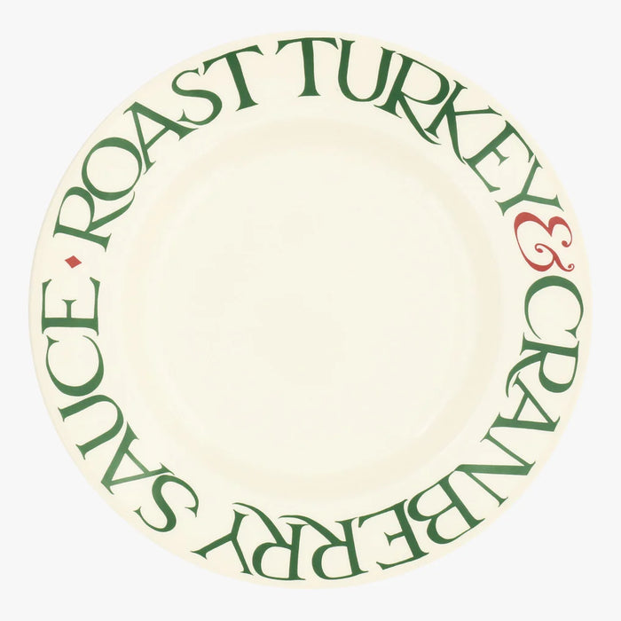 Emma Bridgewater Christmas Toast & Marmalade Roast Turkey 10 1/2 Inch Plate