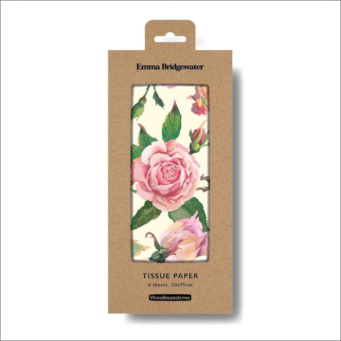 Woodmansterne Emma Bridgewater Roses Tissue Paper Gift Wrap