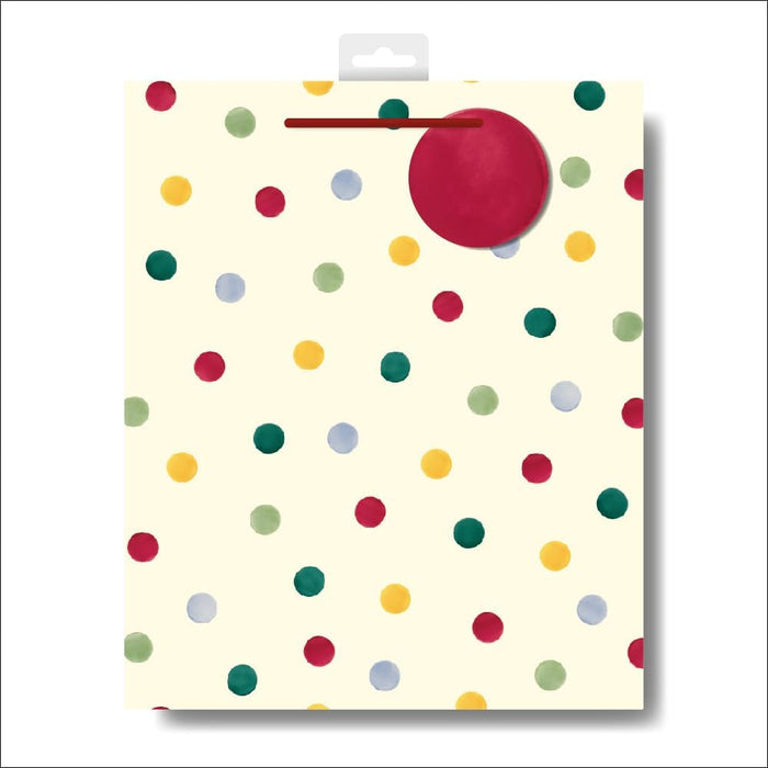 Woodmansterne Emma Bridgewater Polka Dot Large Gift Bag