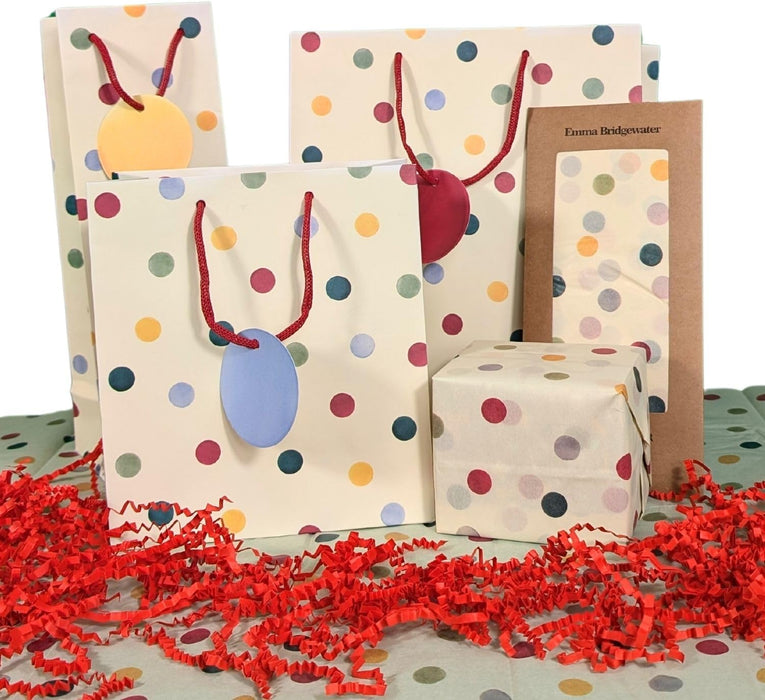 Woodmansterne Emma Bridgewater Polka Dot Large Gift Bag