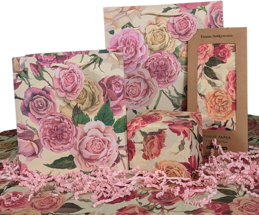 Woodmansterne Emma Bridgewater Roses Tissue Paper Gift Wrap