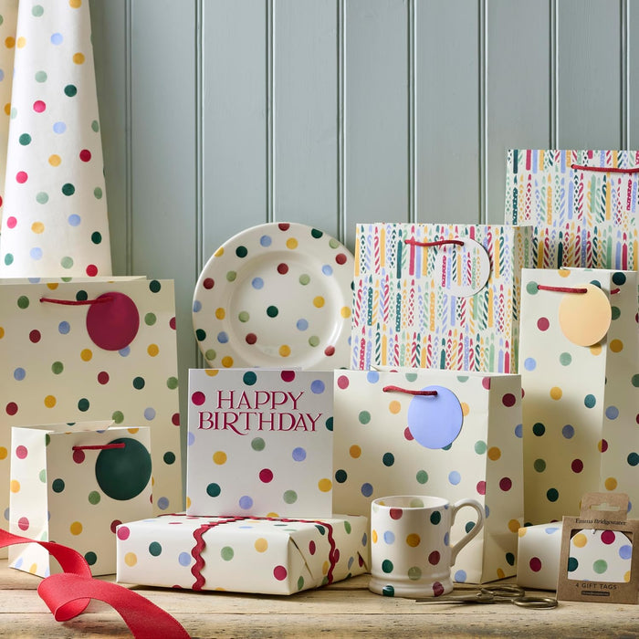 Woodmansterne Emma Bridgewater Polka Dot Tissue Paper Gift Wrap